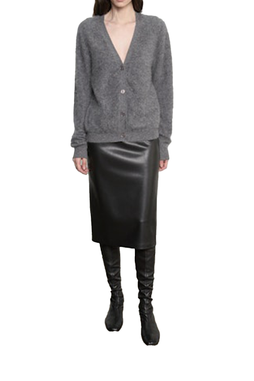 Leather Minimal Skirt