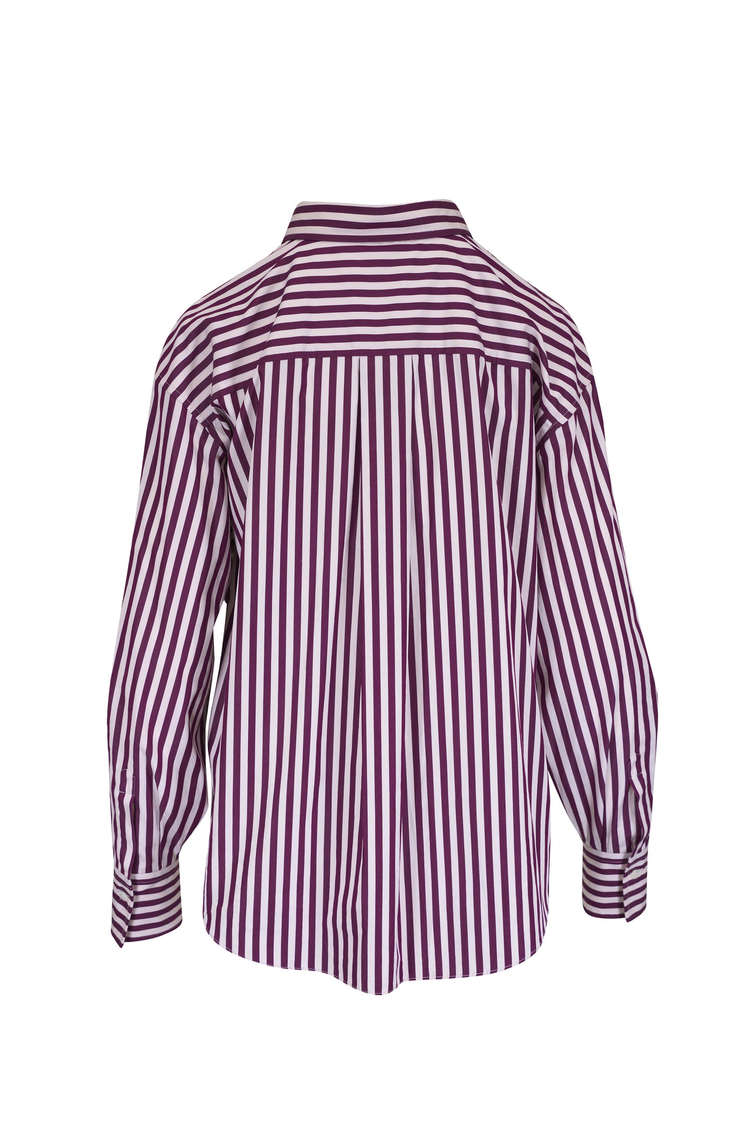 Amaranth Stripe Poplin Shirt