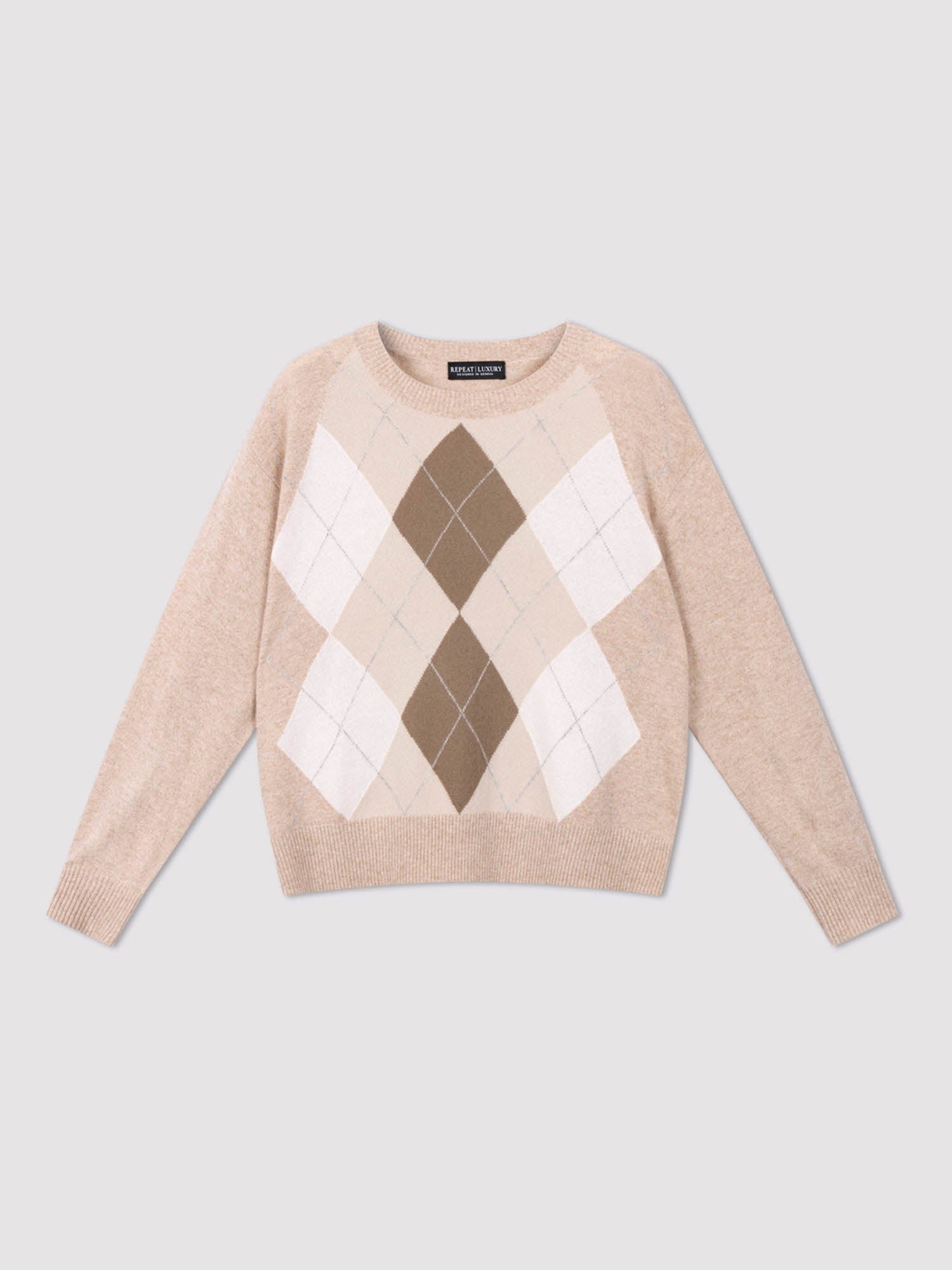 Argyle Cashmere Sweater