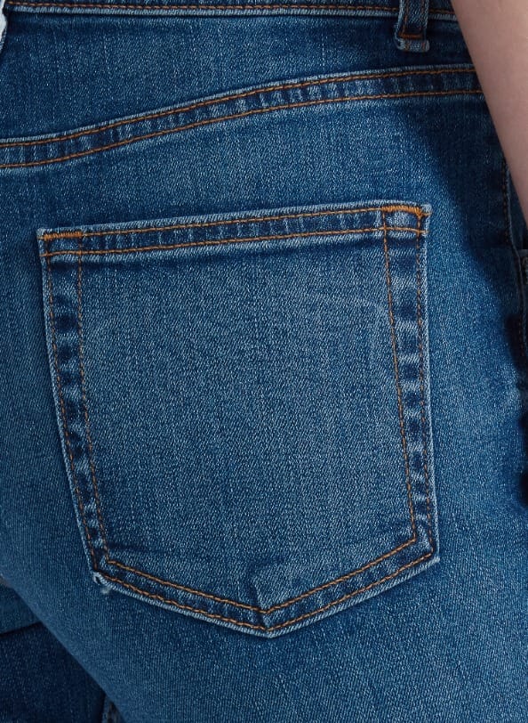 Bond Street flare jean in Paris wash by ASKK NY - Panache luxury womenswear boutique Sun Valley Park City - 5