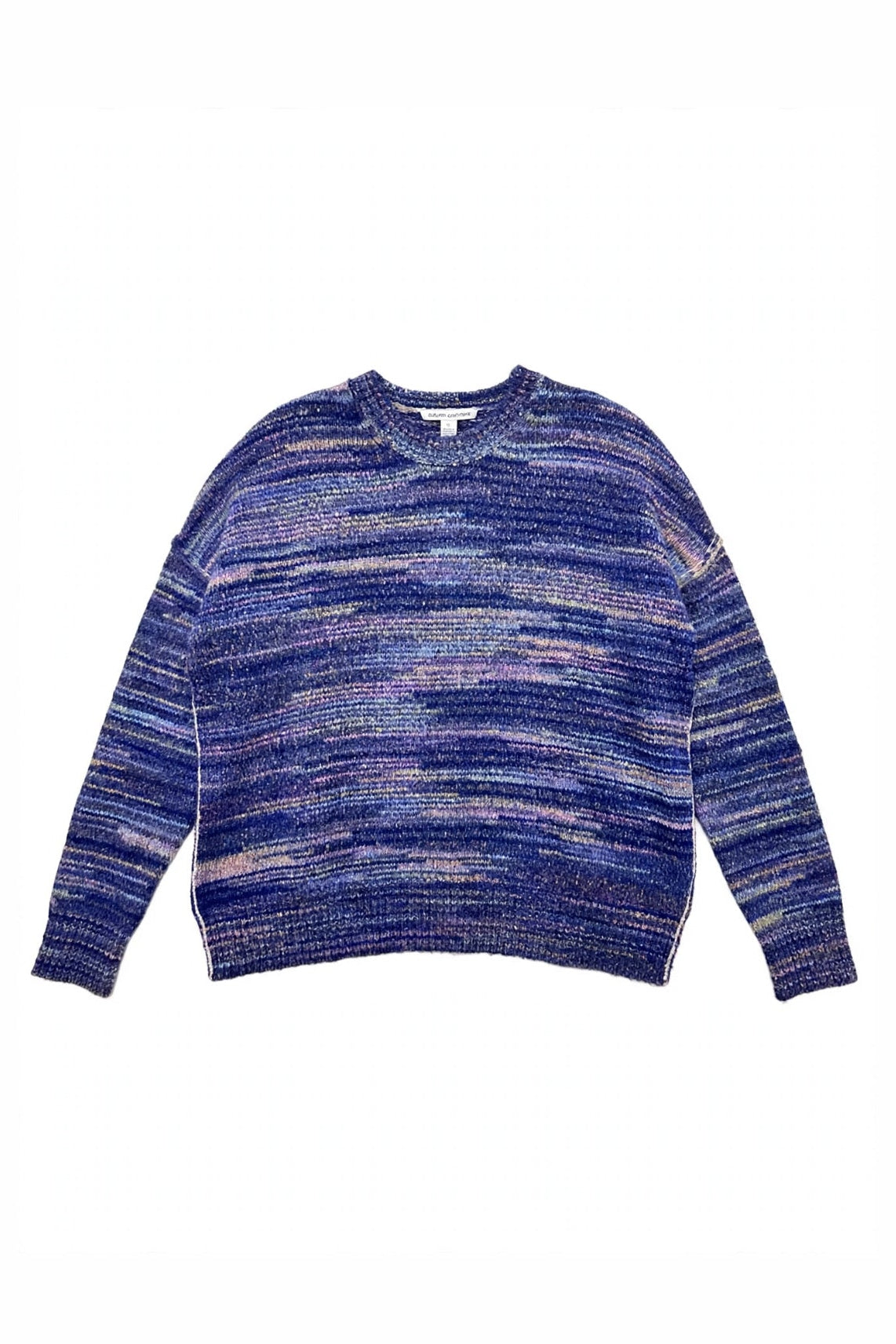 Boxy Crew Contrast Linking Stitch