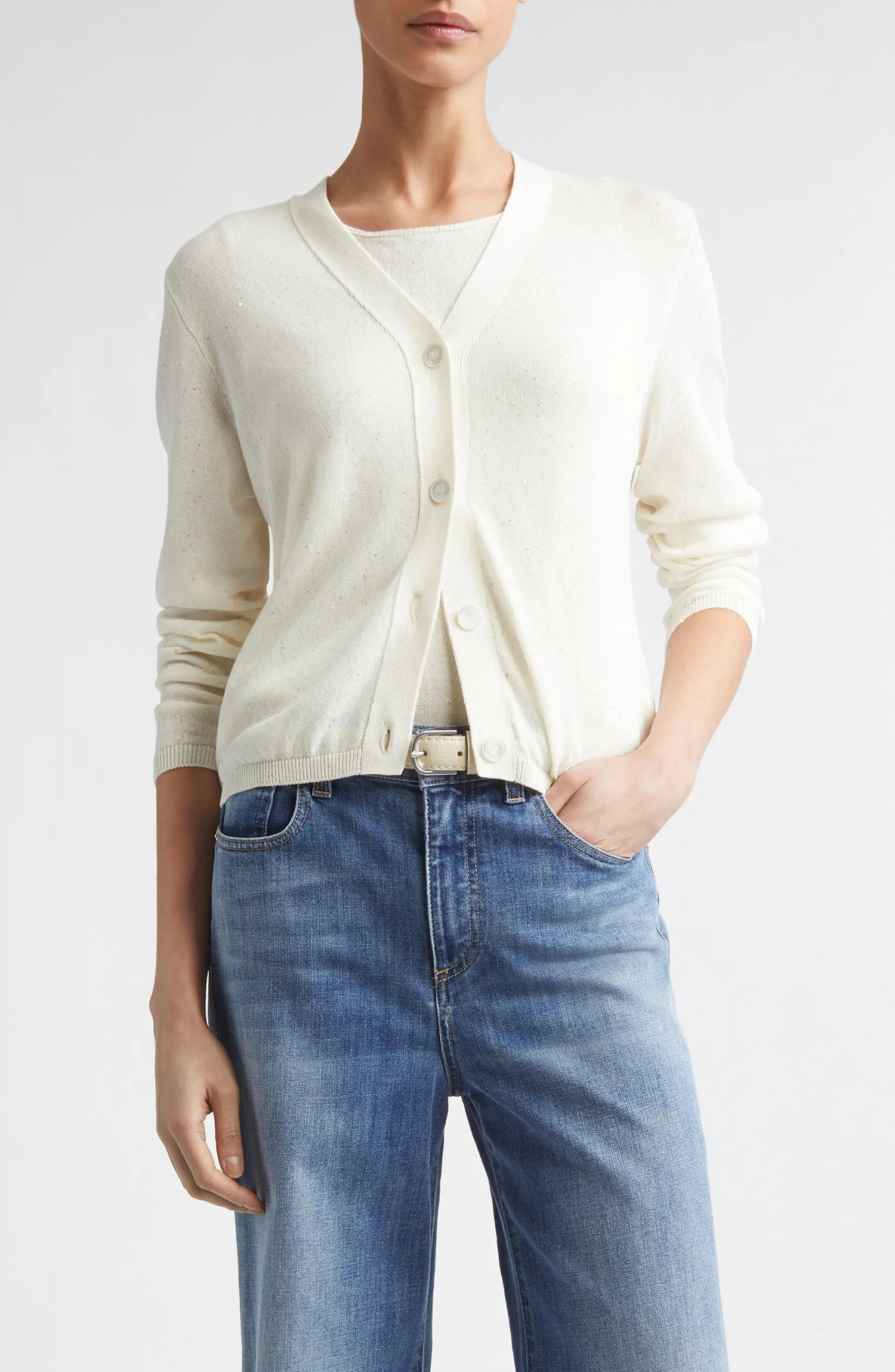 Cardigan Micro Sequins