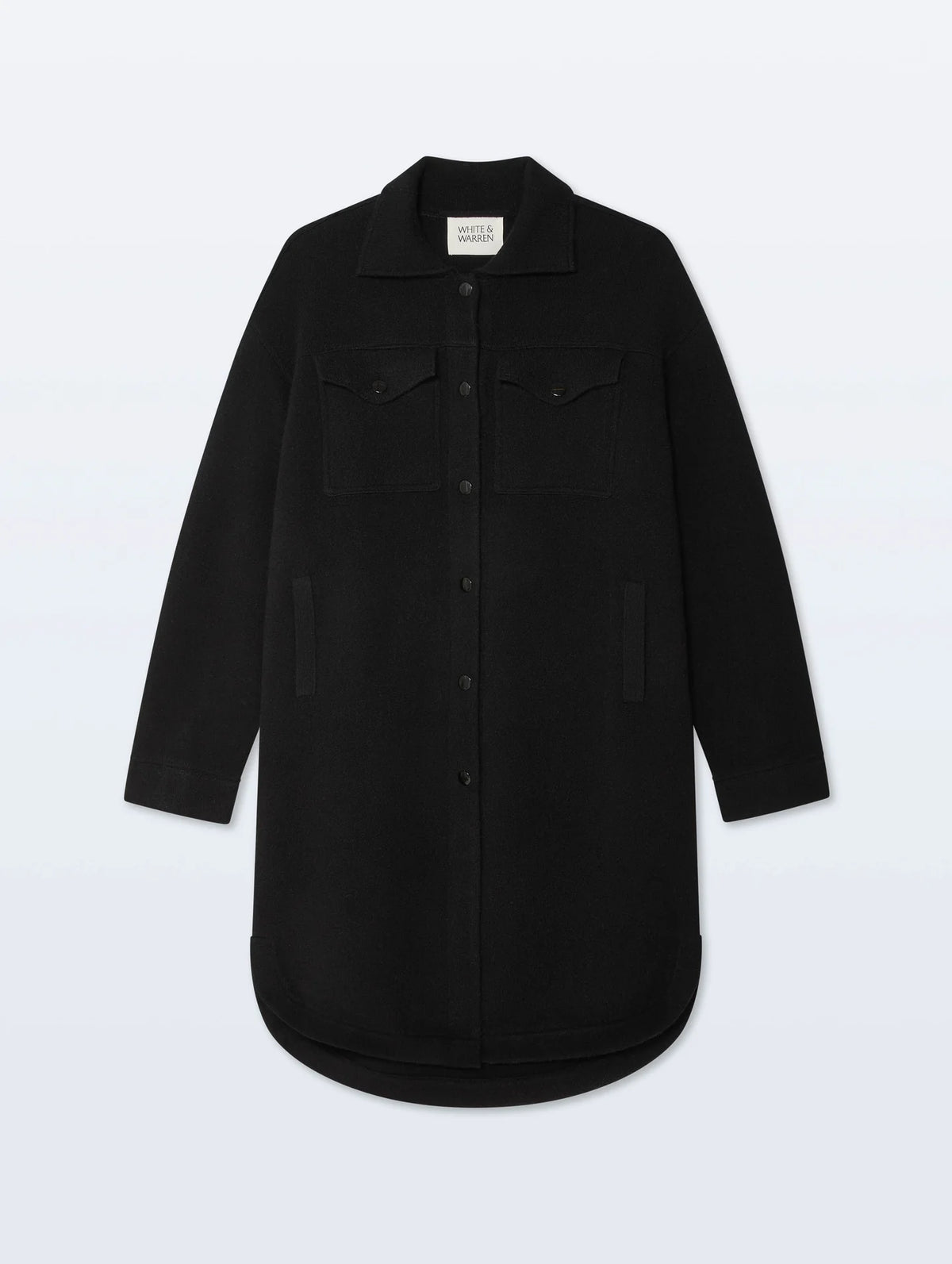 Cashmere Merino Fringe Coat