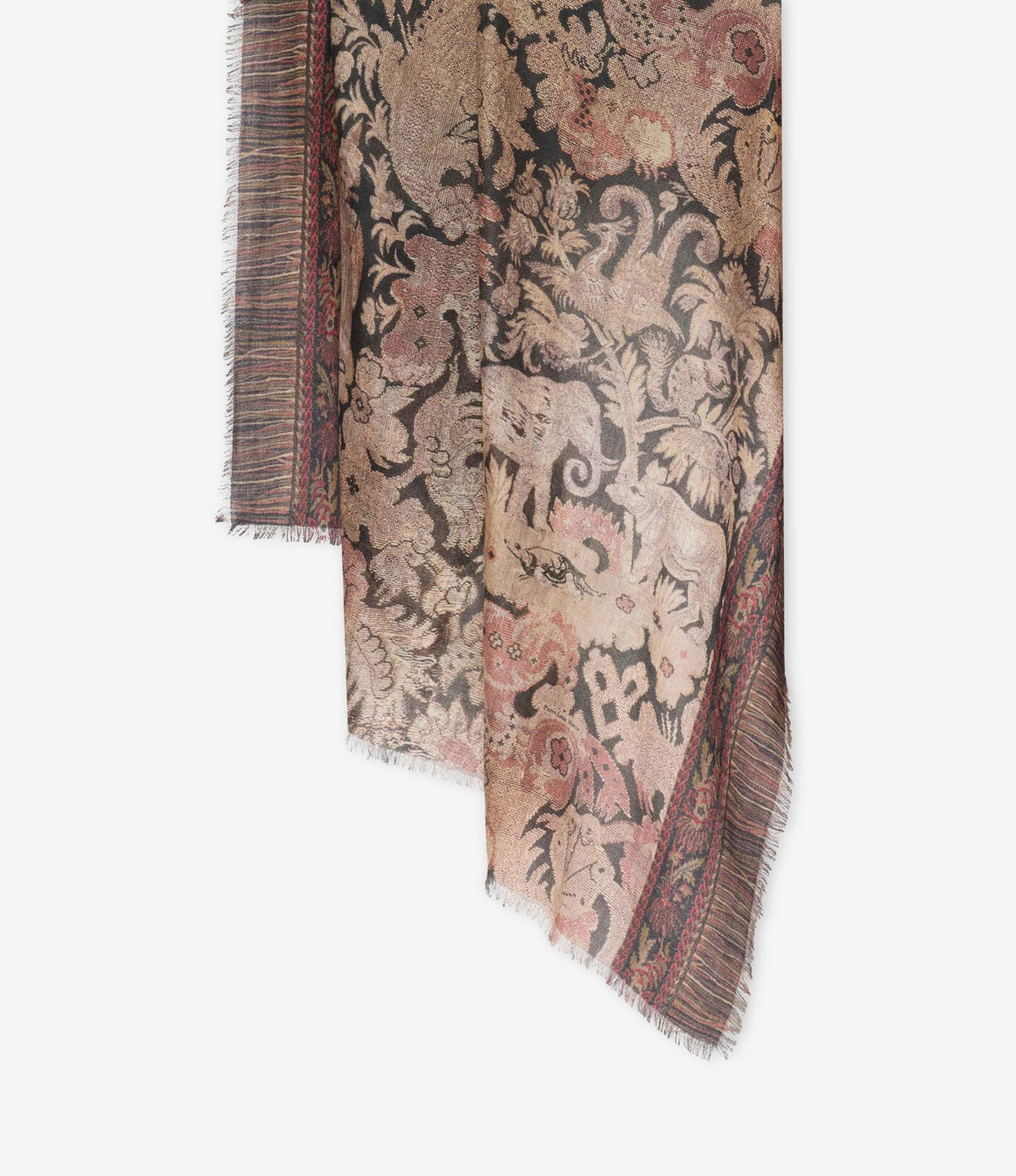 Cashmere Shawl with Fringe