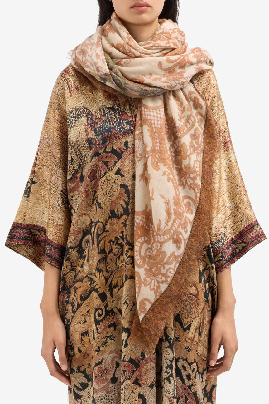 Cashmere Shawl with Fringe