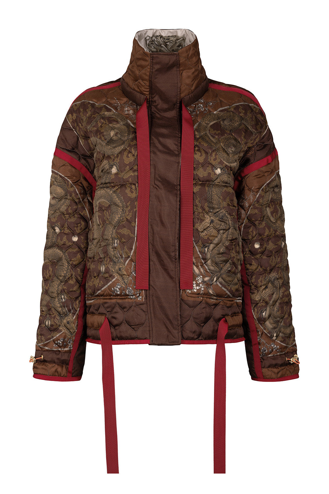 Chasing The Pearl Silk Ribbon Reversible Quilted Jacket