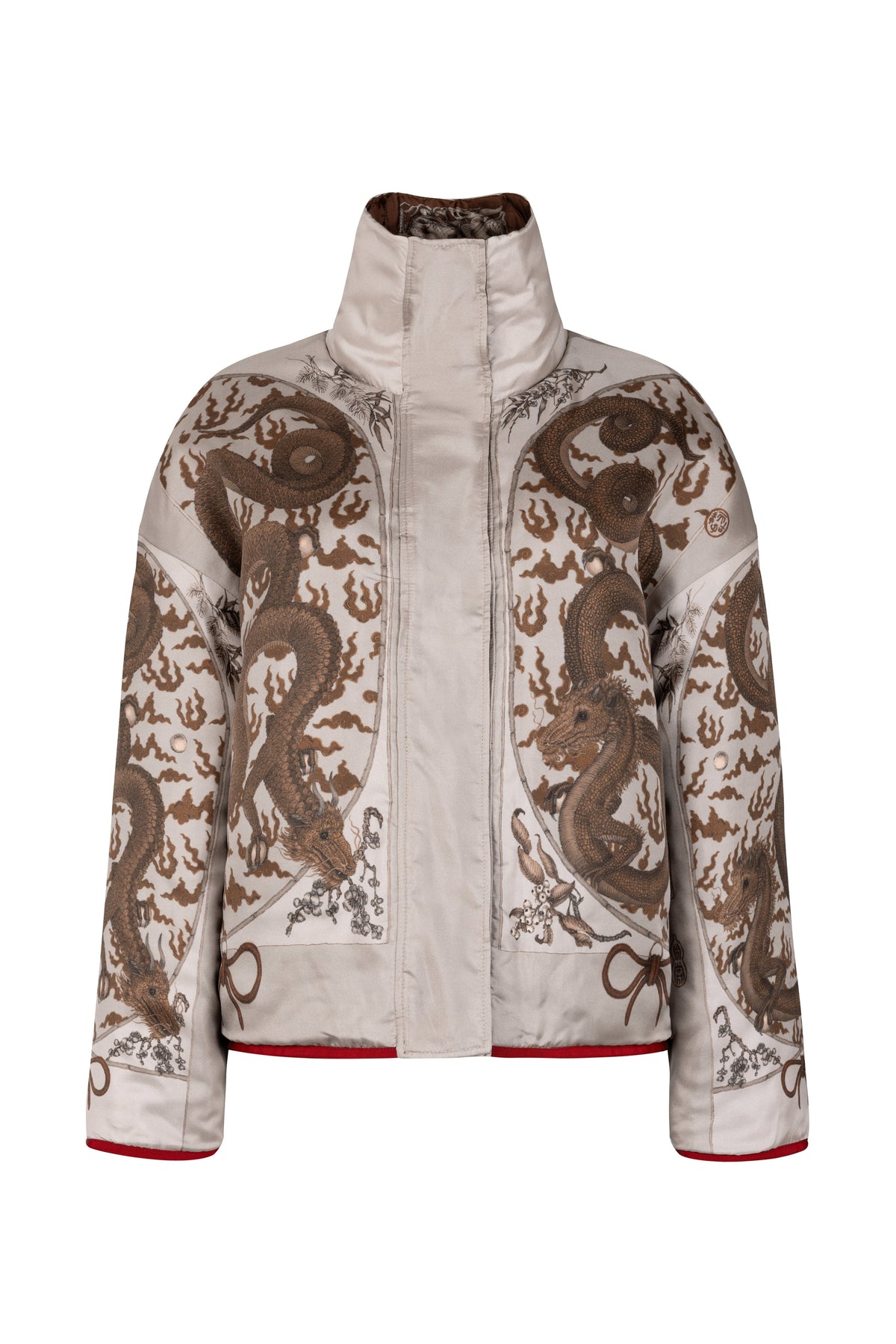 Chasing The Pearl Silk Ribbon Reversible Quilted Jacket - vendor photo