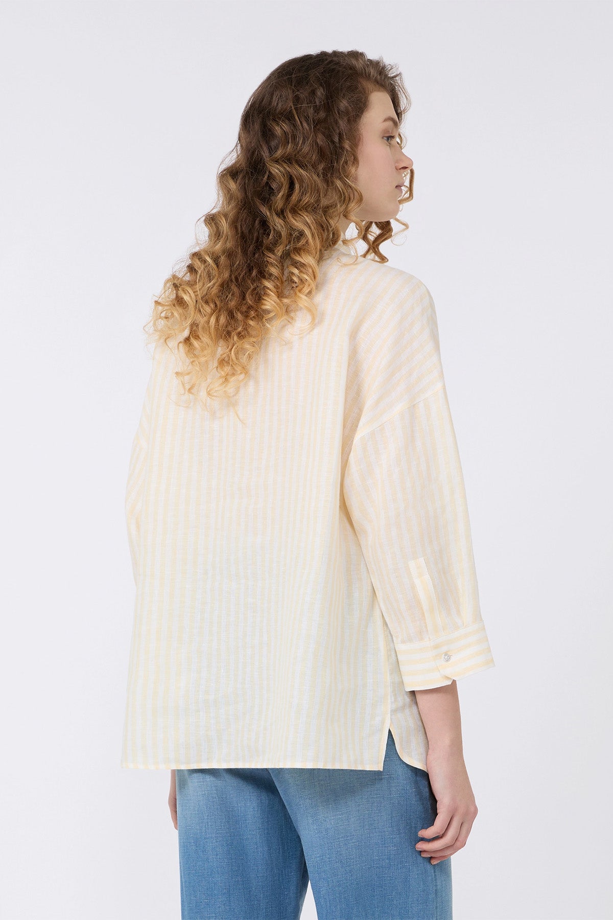 Collared Linen Blouse