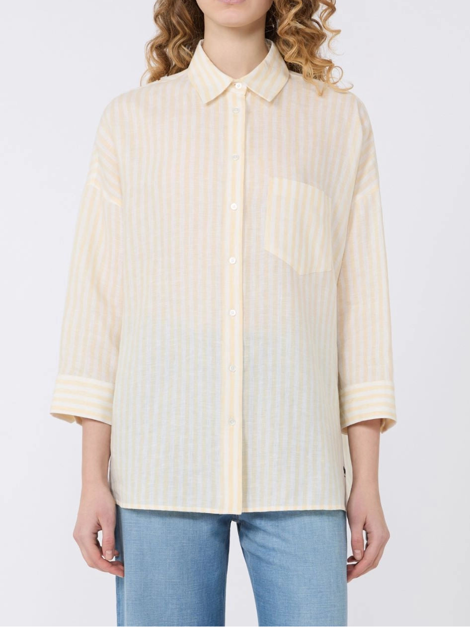 Collared Linen Blouse