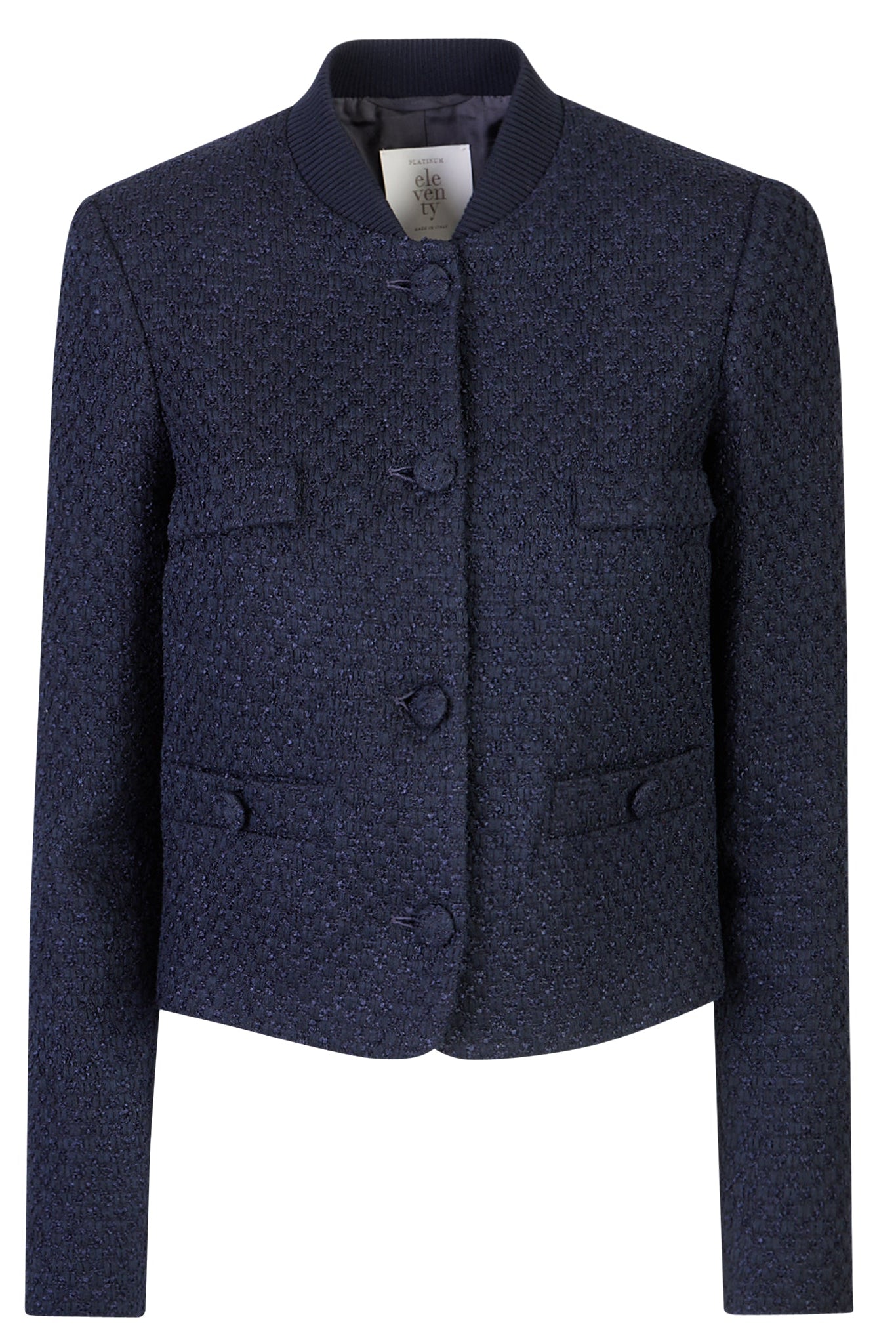 Collarless Jacket