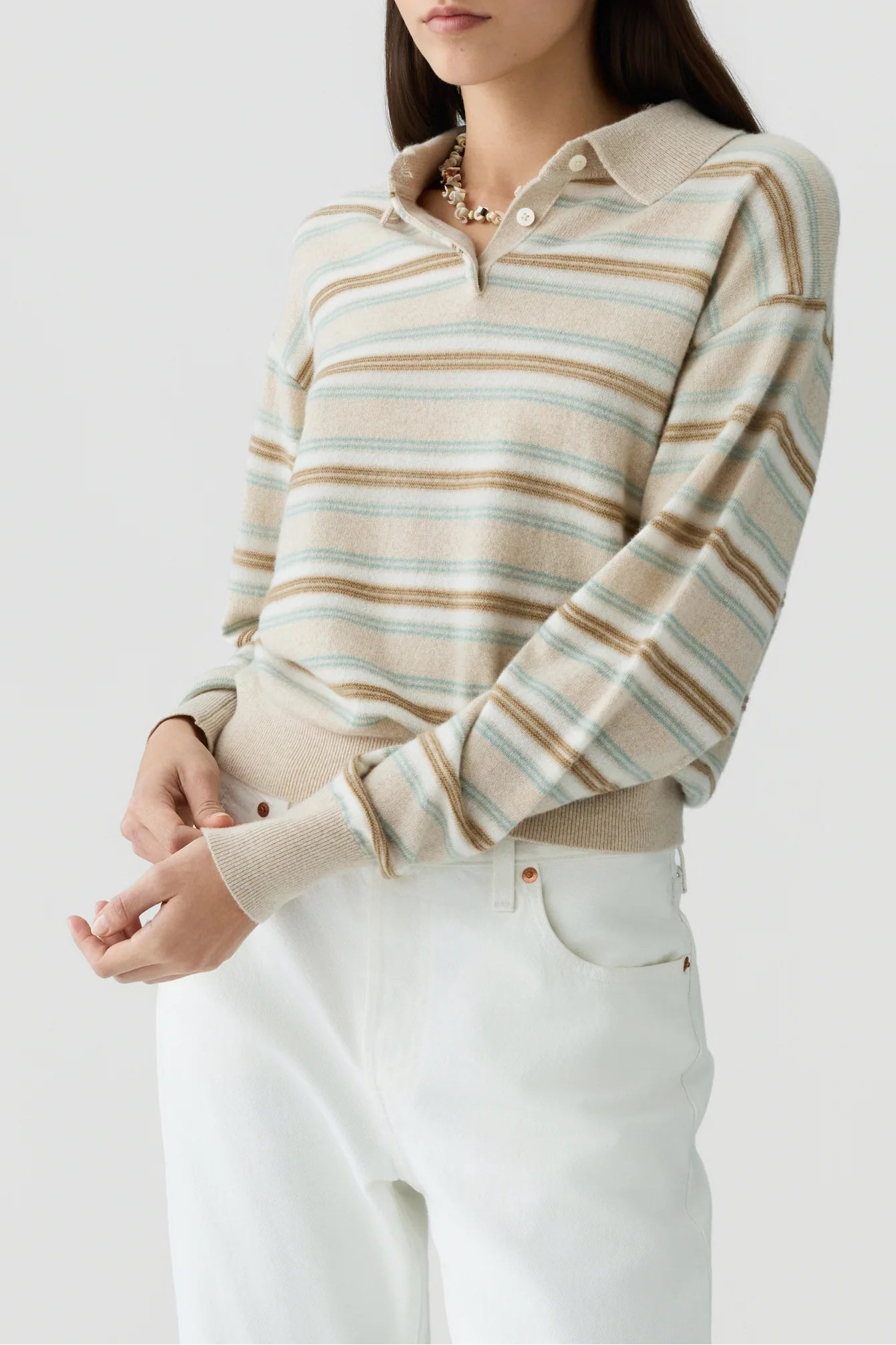 Collegiate Stripe Polo