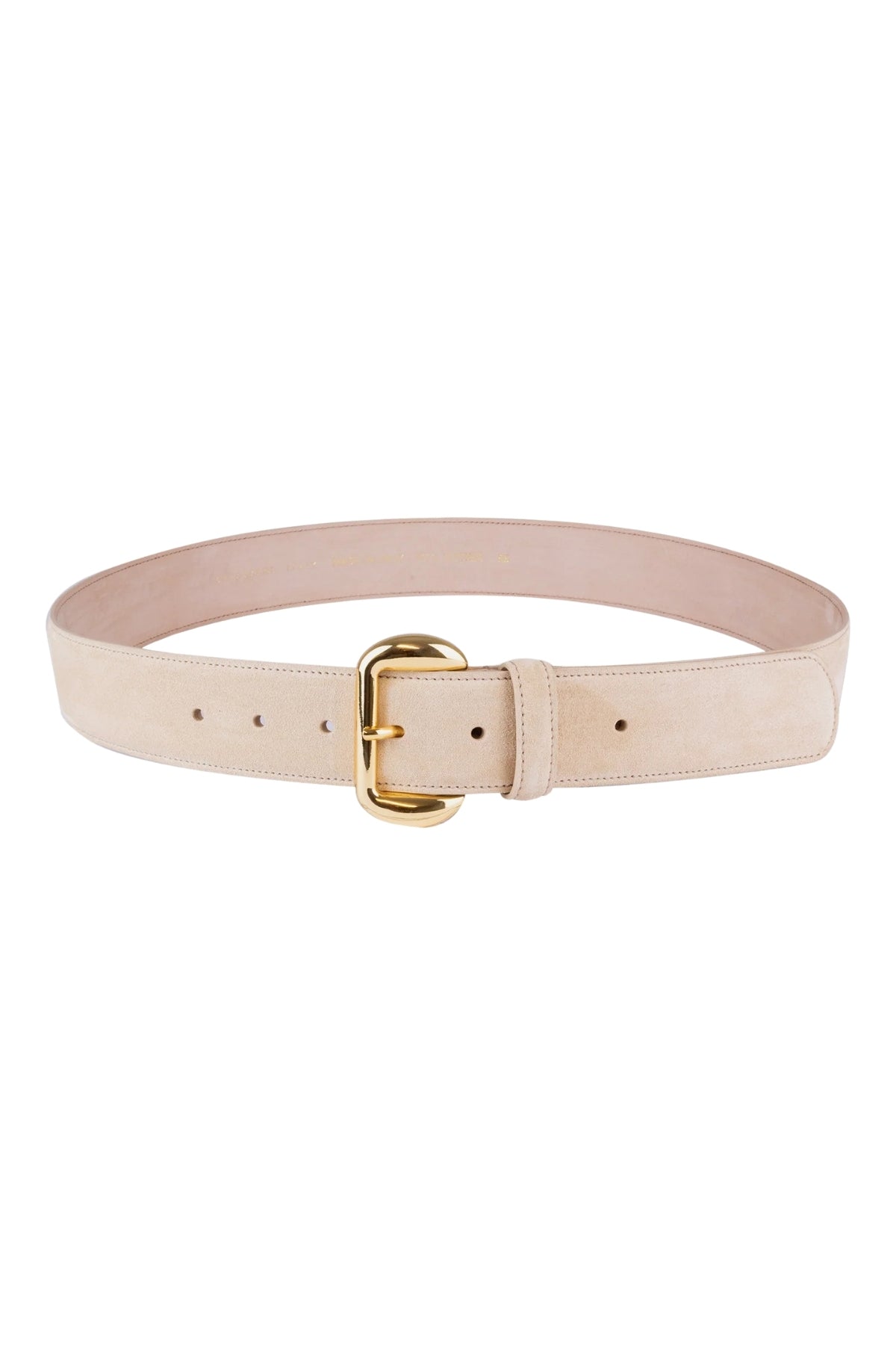 Daisy Ecru Suede Belt
