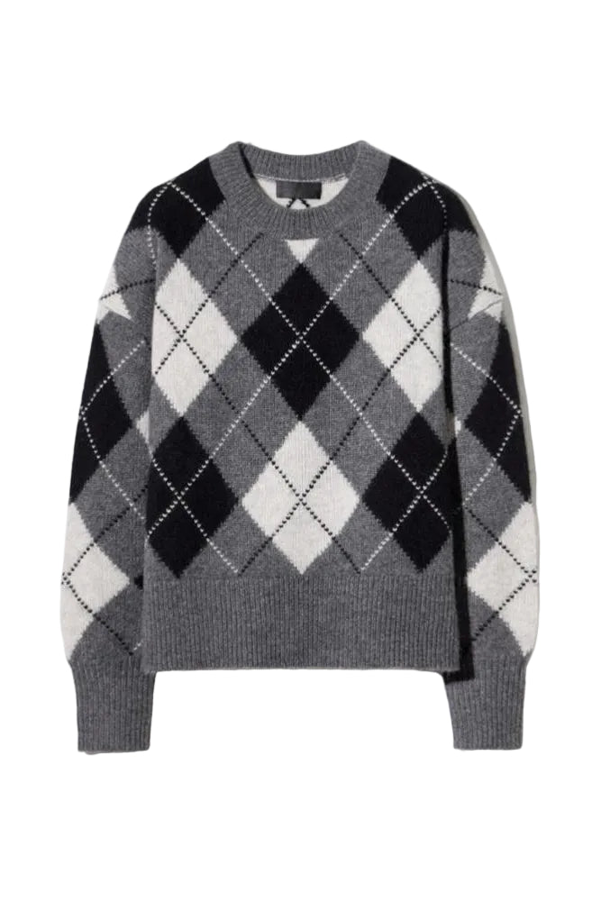 DONNIKA ARGYLE SWEATER