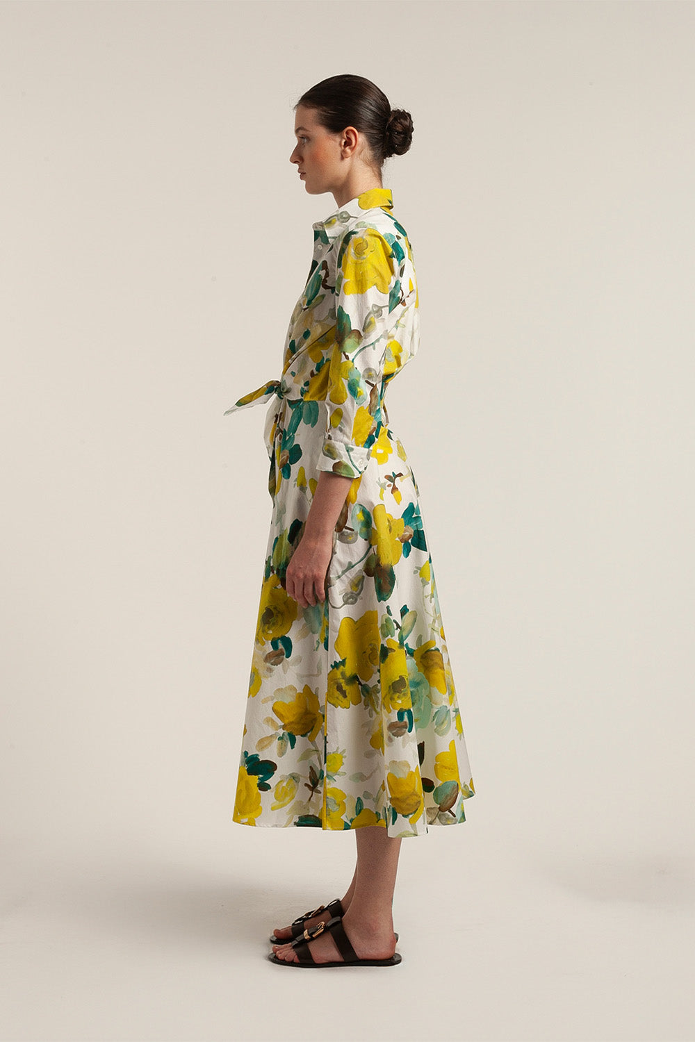 Dralla Printed Poplin Dress