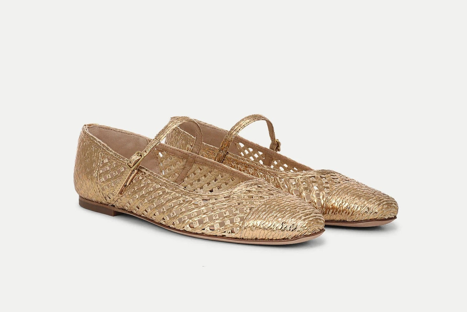 Ellie Raffia Flat