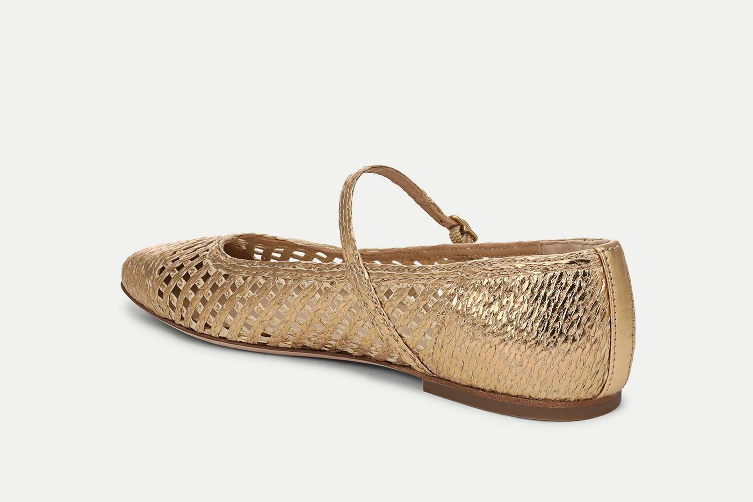 Ellie Raffia Flat