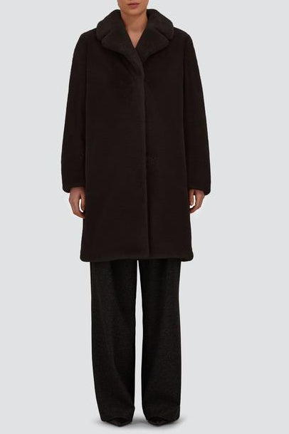 Faux Fur Long Coat