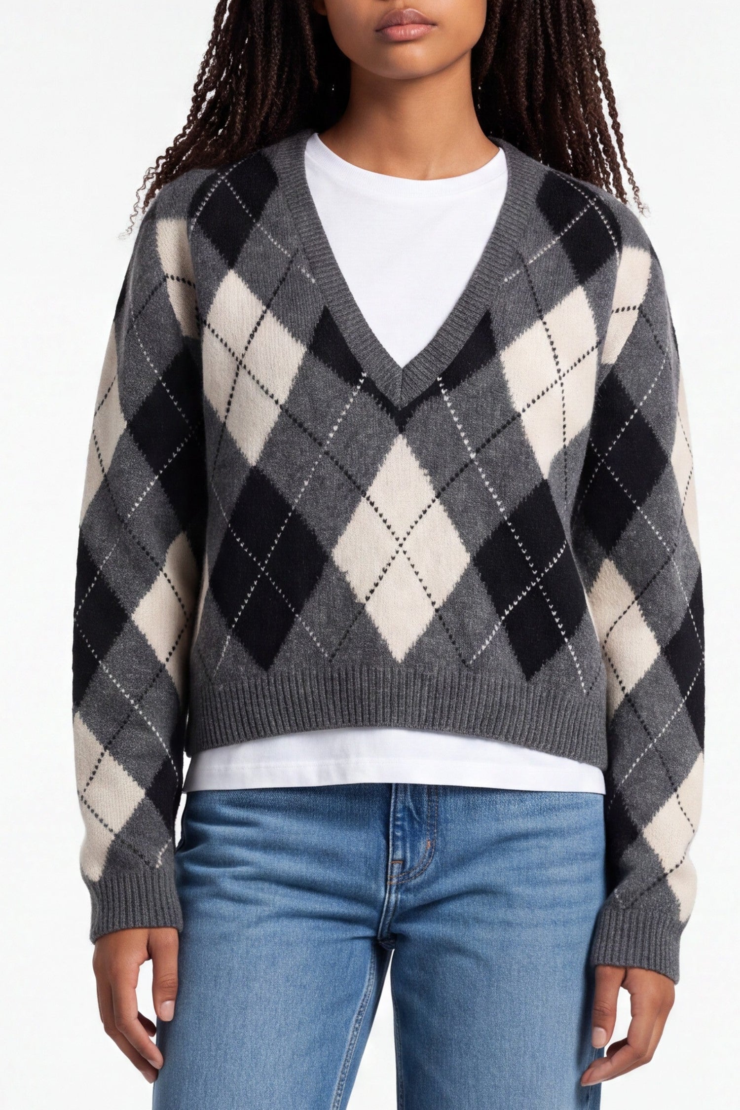 Feron Argyle Sweater