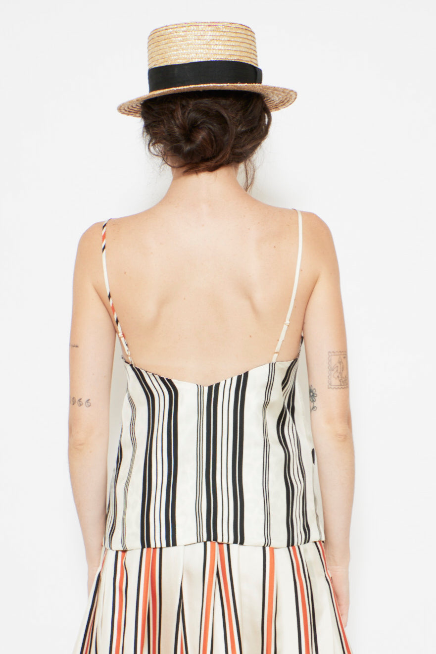 FRAGOLA Women’s Dress | Mix Pois Grosso Noir Ecru