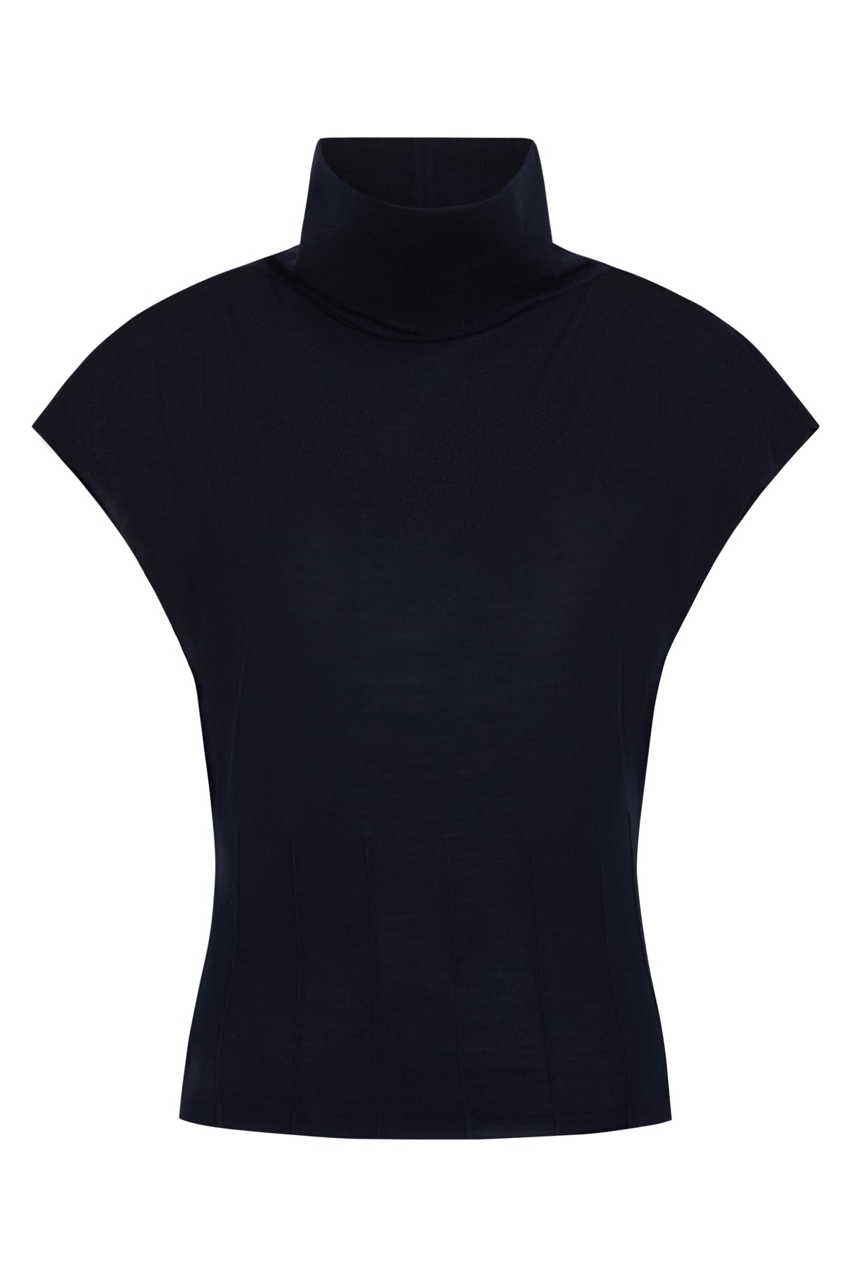 Funnel Neck Sleeveless Top
