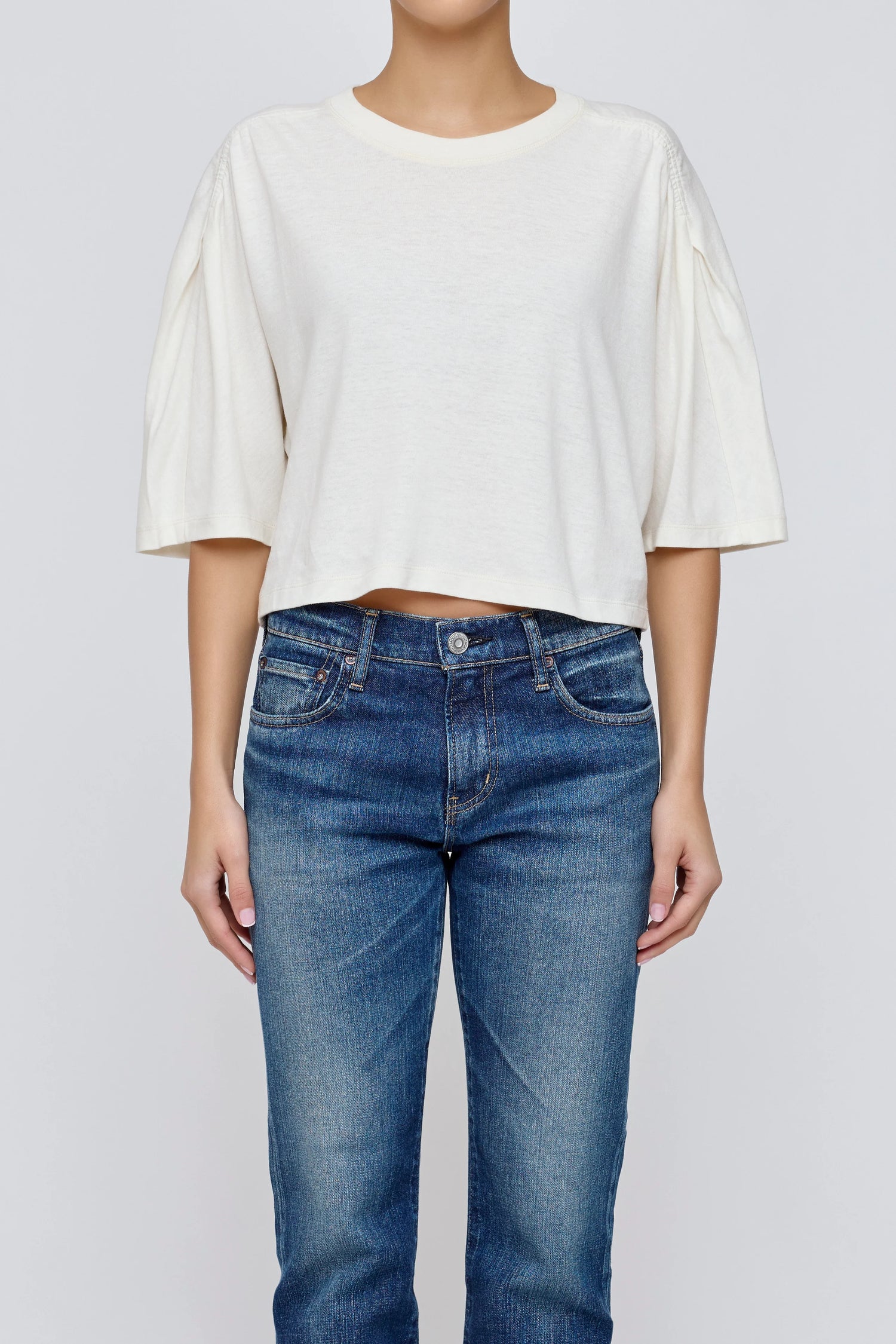 Gather Sleeve Tee