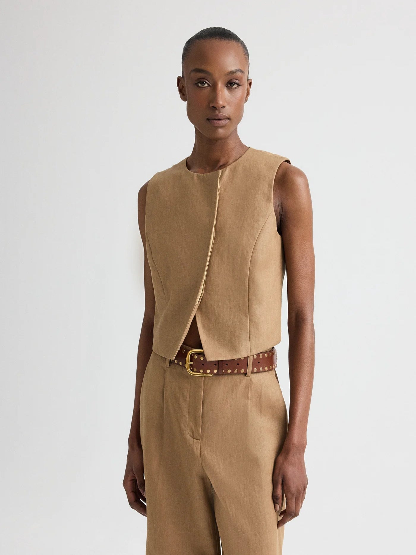 High Neck Vest