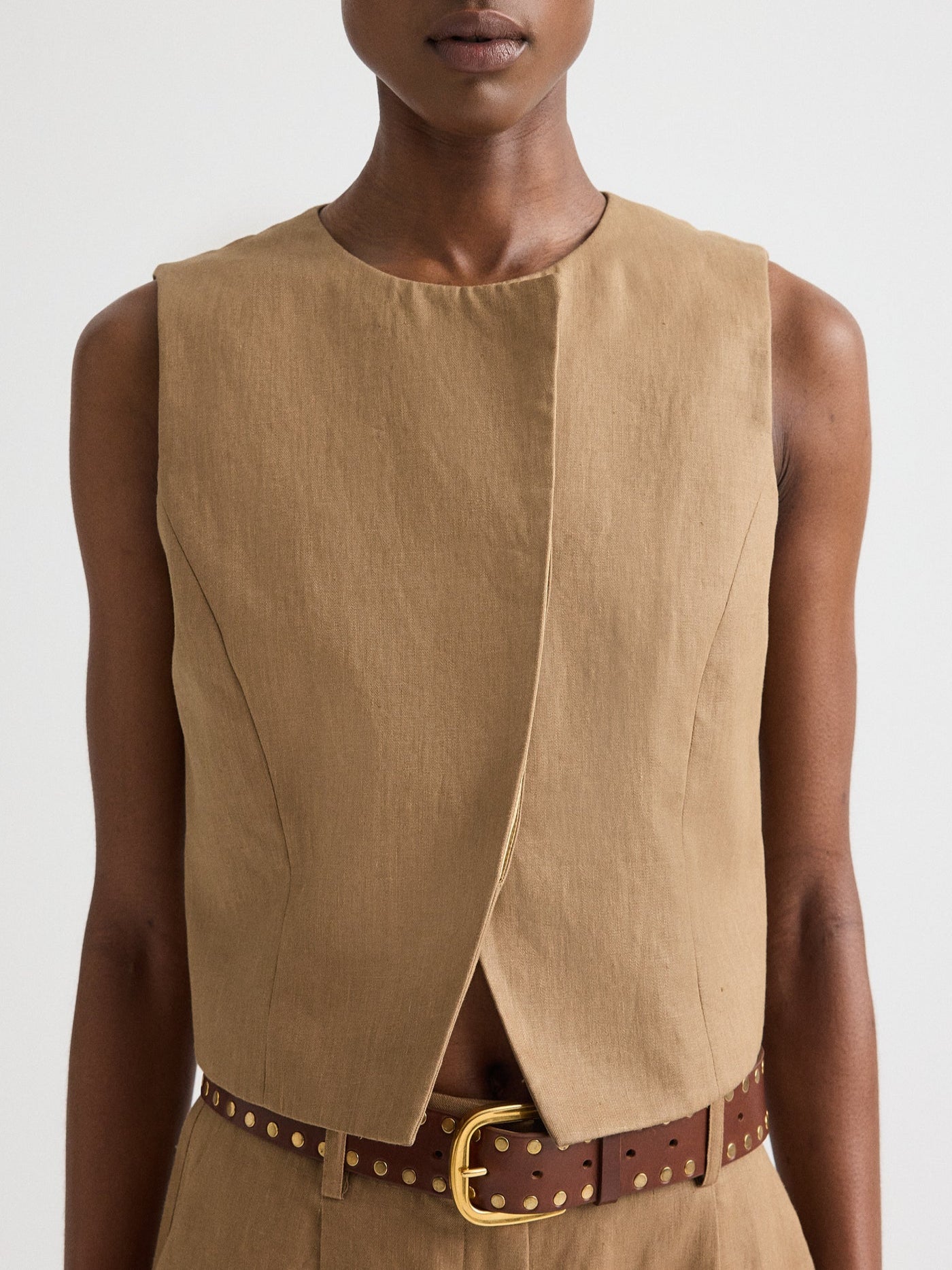 High Neck Vest
