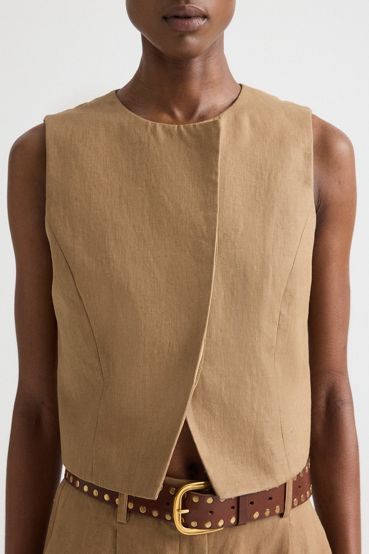 High Neck Vest