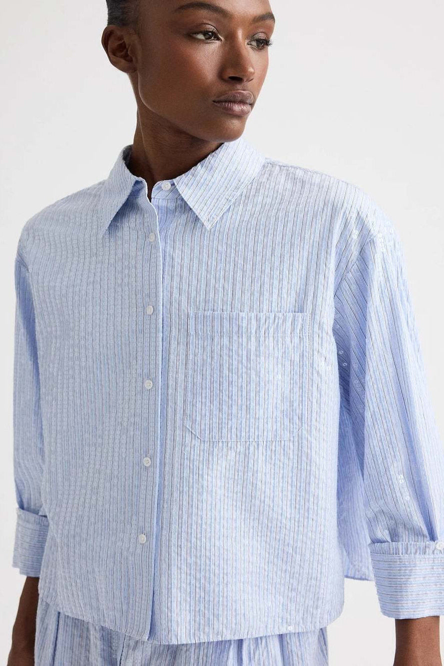 J.D. Sequin Micro Stripe