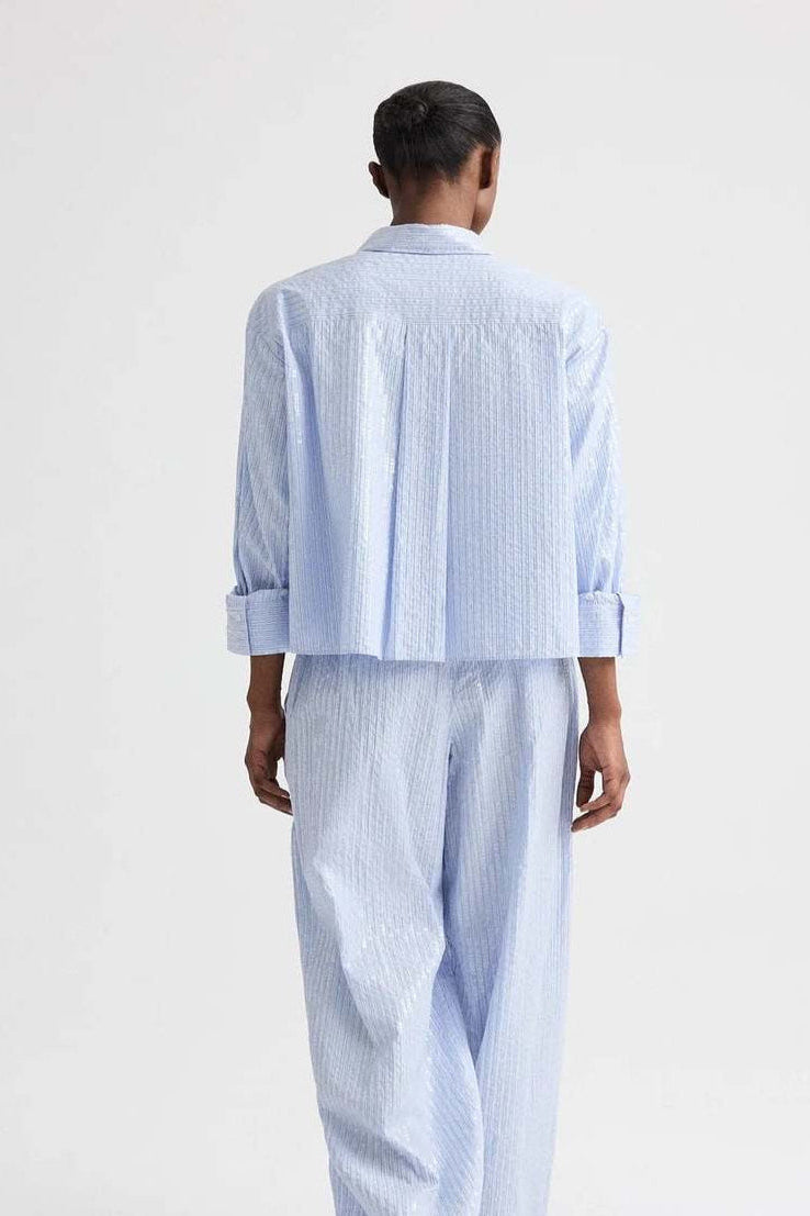 J.D. Sequin Micro Stripe