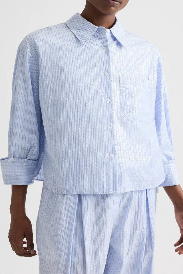 J.D. Sequin Micro Stripe