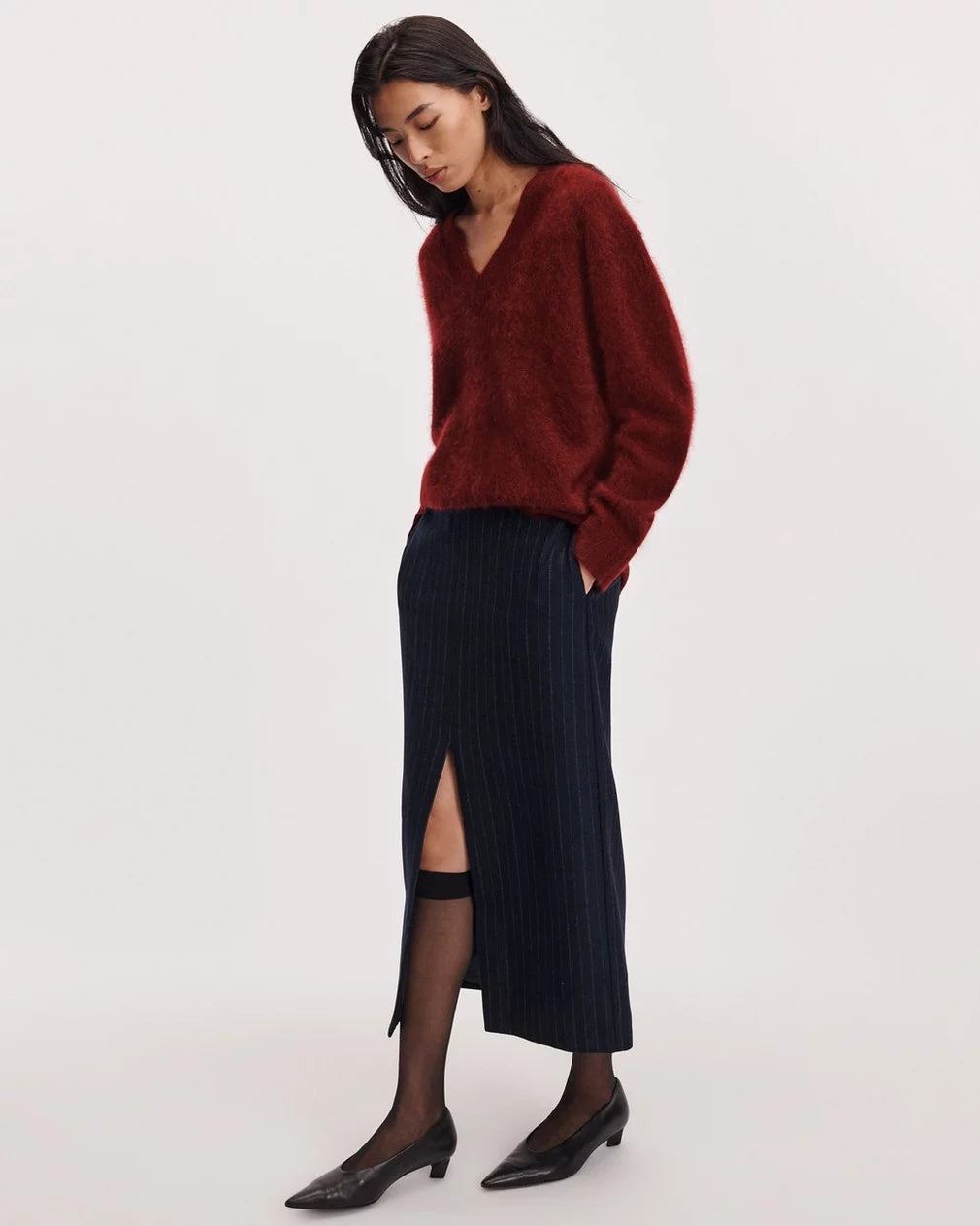 Jada Brushed Cashmere Sweater
