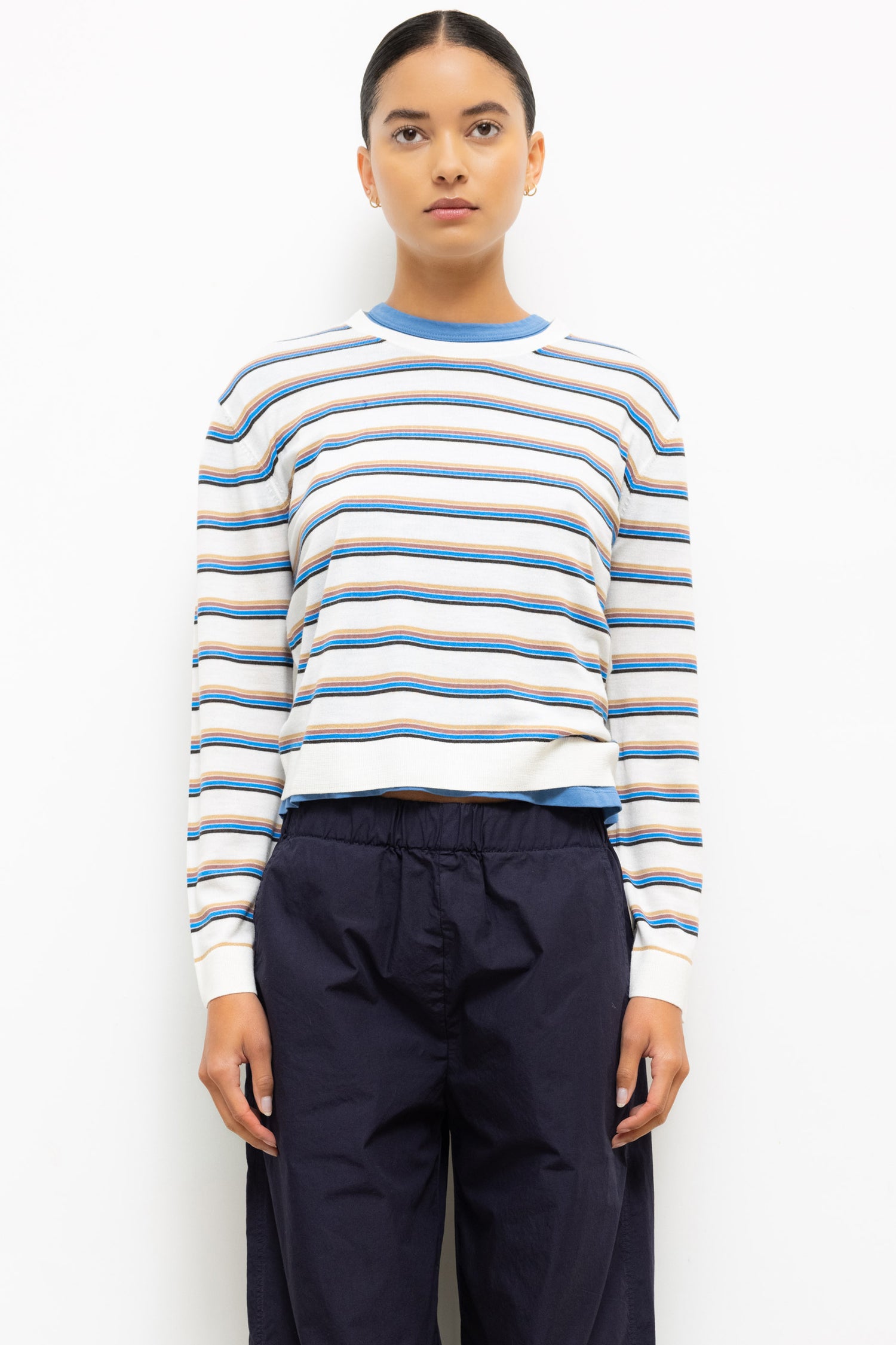 JAMES STRIPE CLASSIC CREW