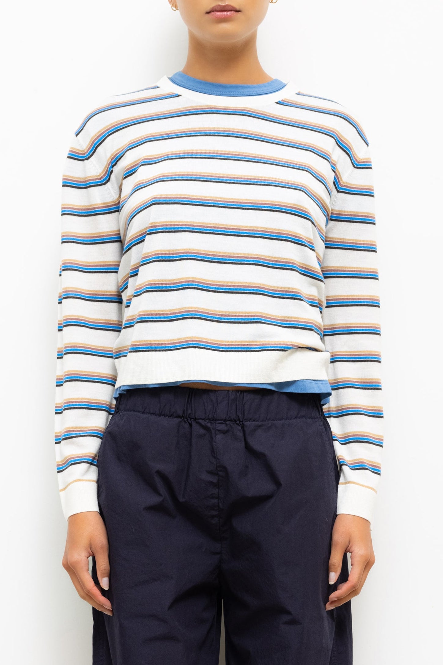 JAMES STRIPE CLASSIC CREW