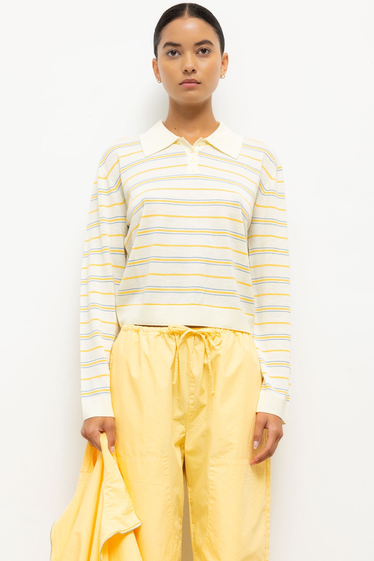 JAMES STRIPE POLO