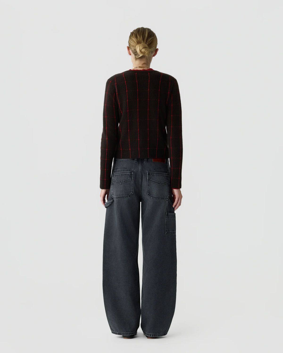 Jane Checker Cardigan