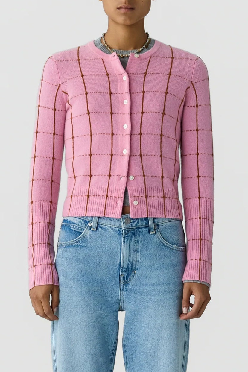 Jane Checker Cardigan