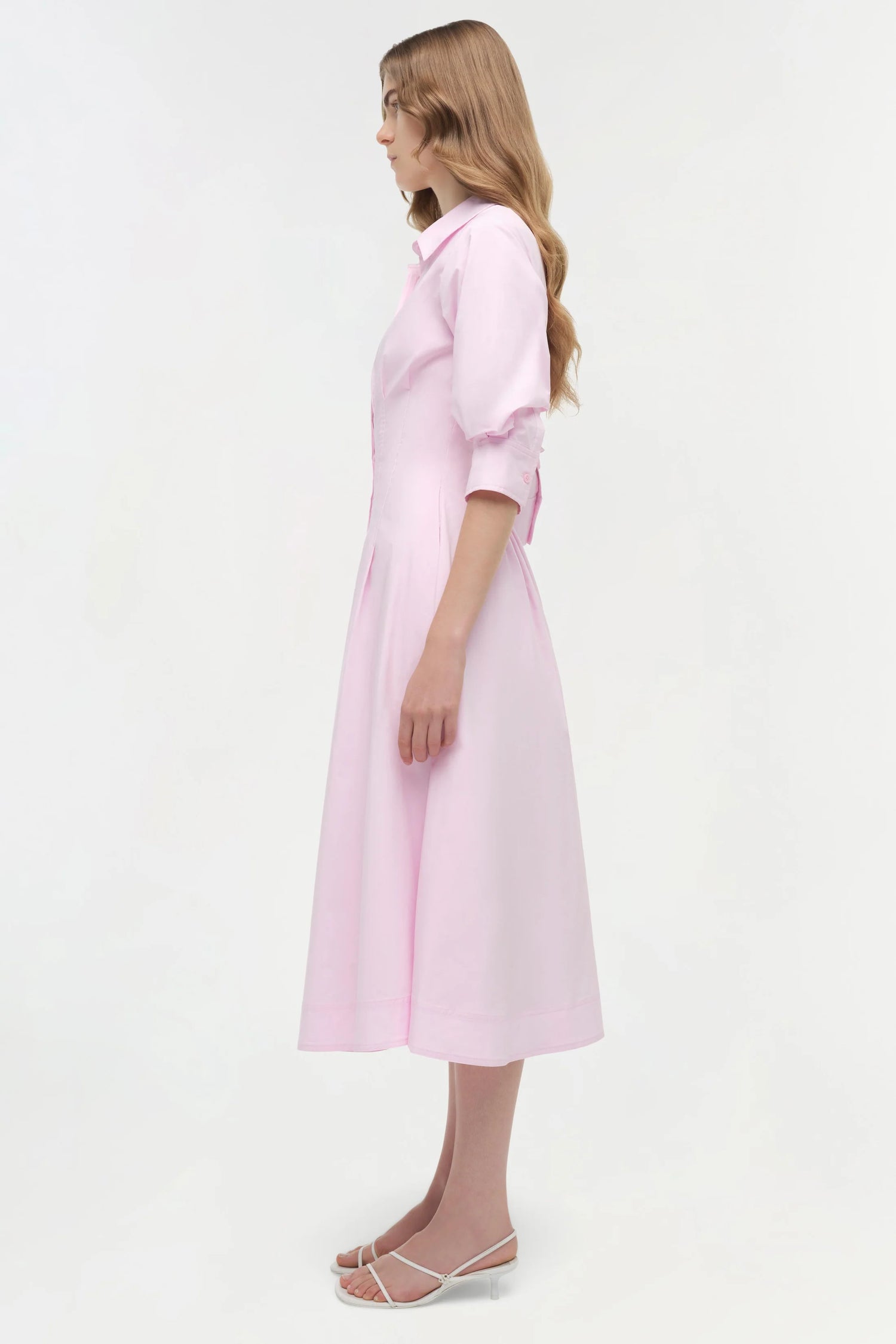 Jazz Pintuck Midi Dress