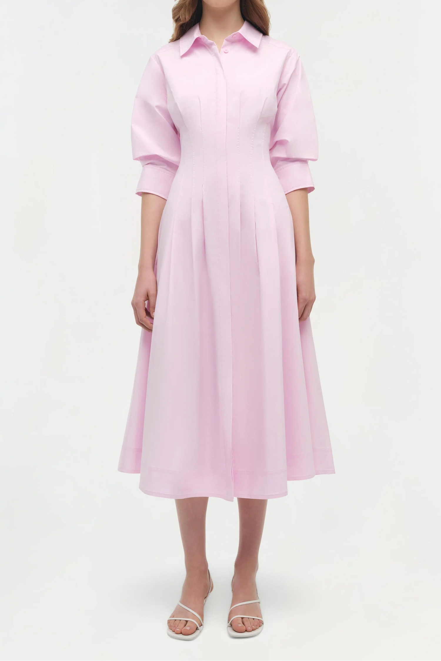 Jazz Pintuck Midi Dress