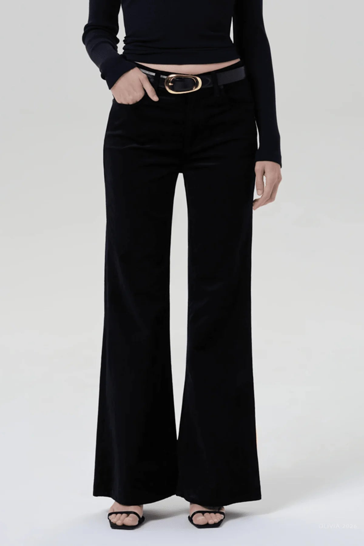 Kimberly 70s Velvet Flare