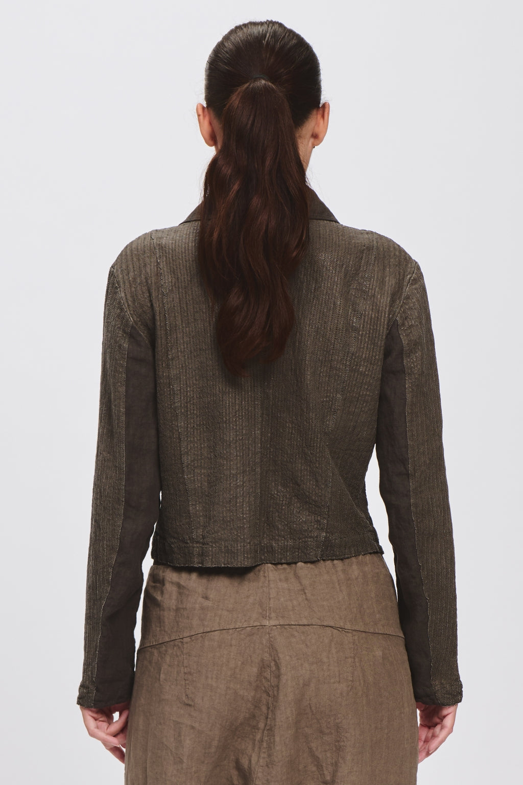 Lacquered Leather Jacket