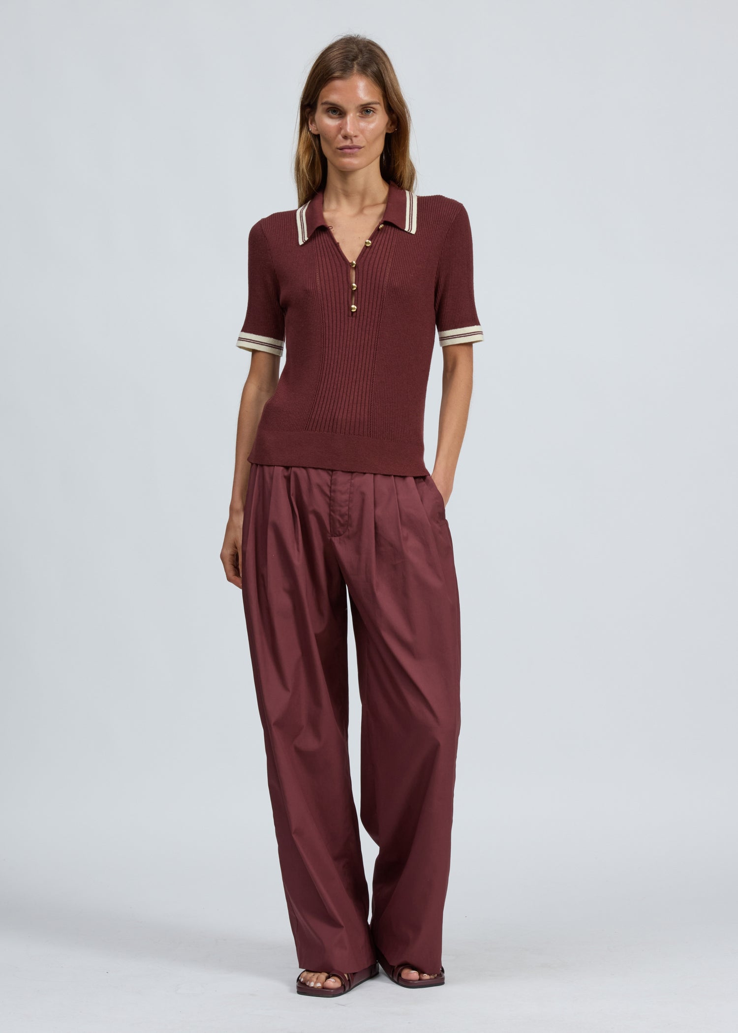 Laurie Tipped Ss Polo
