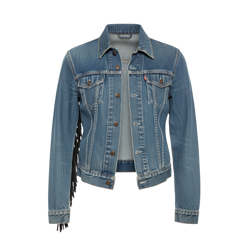 Levis Fringe Trucker