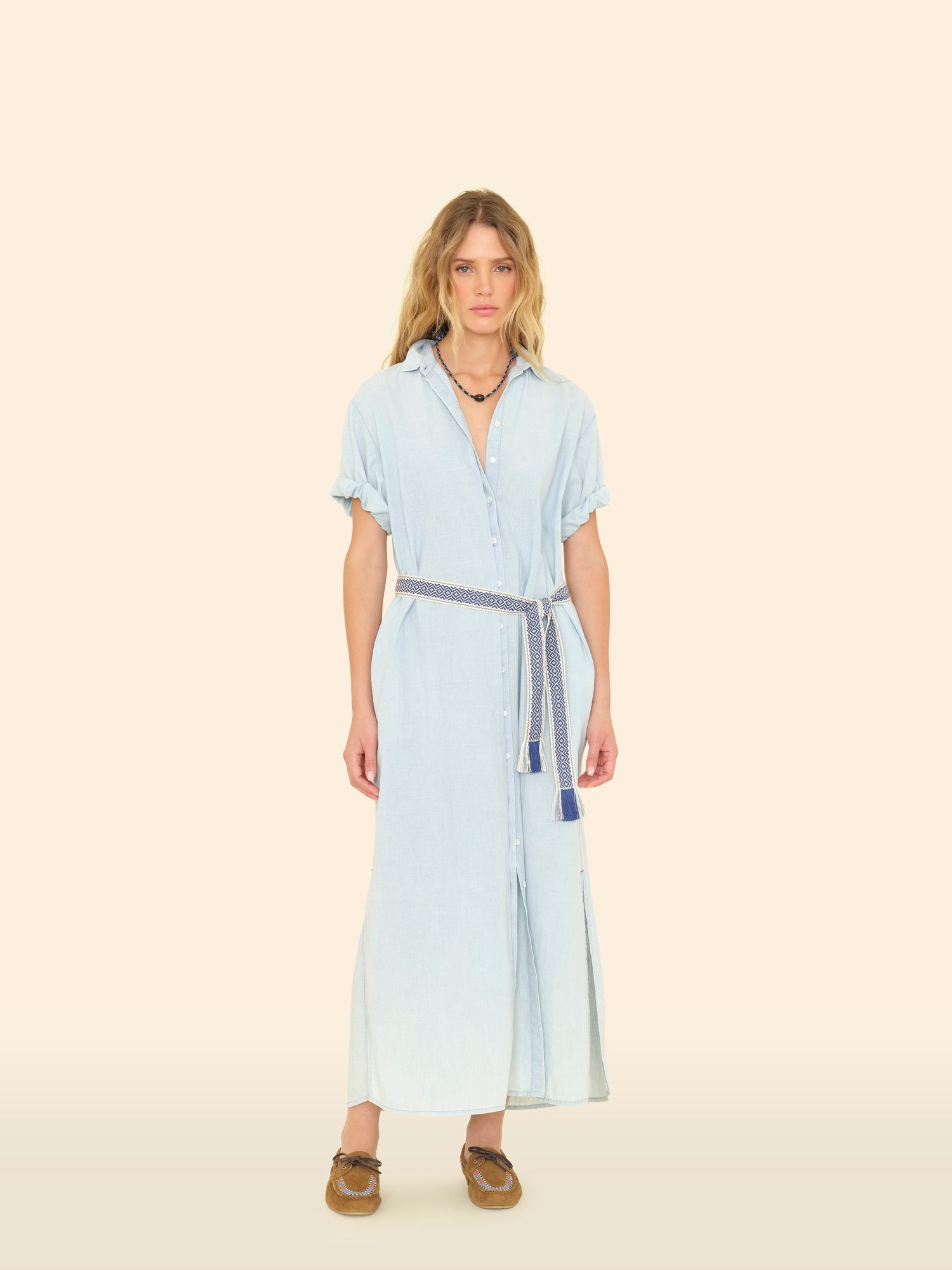Linnet Dress in Air Blue