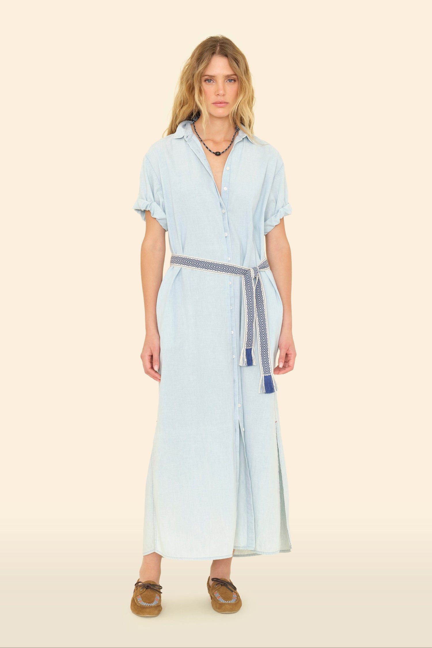 Linnet Dress in Air Blue