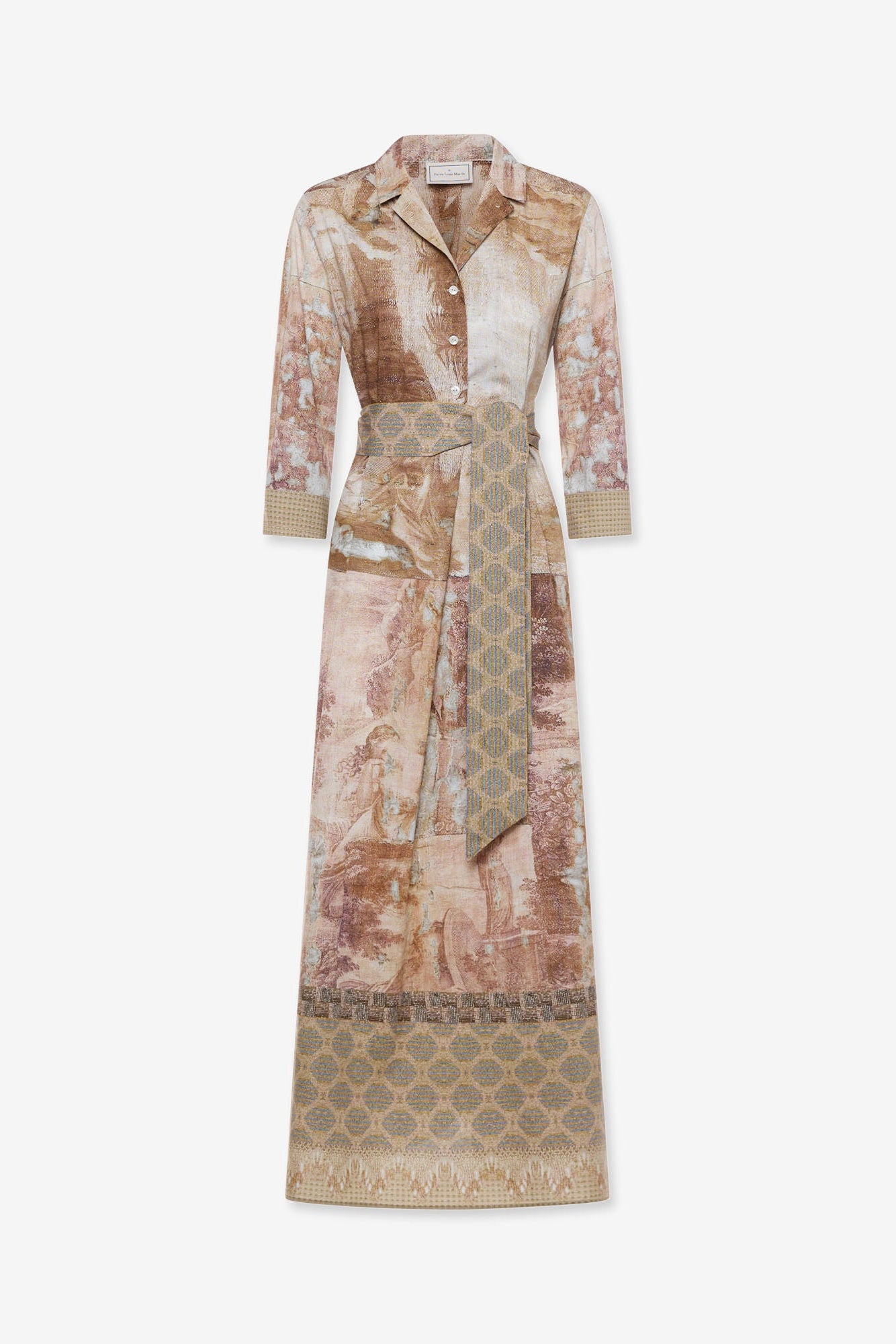 Long Cotton Shirt Dress