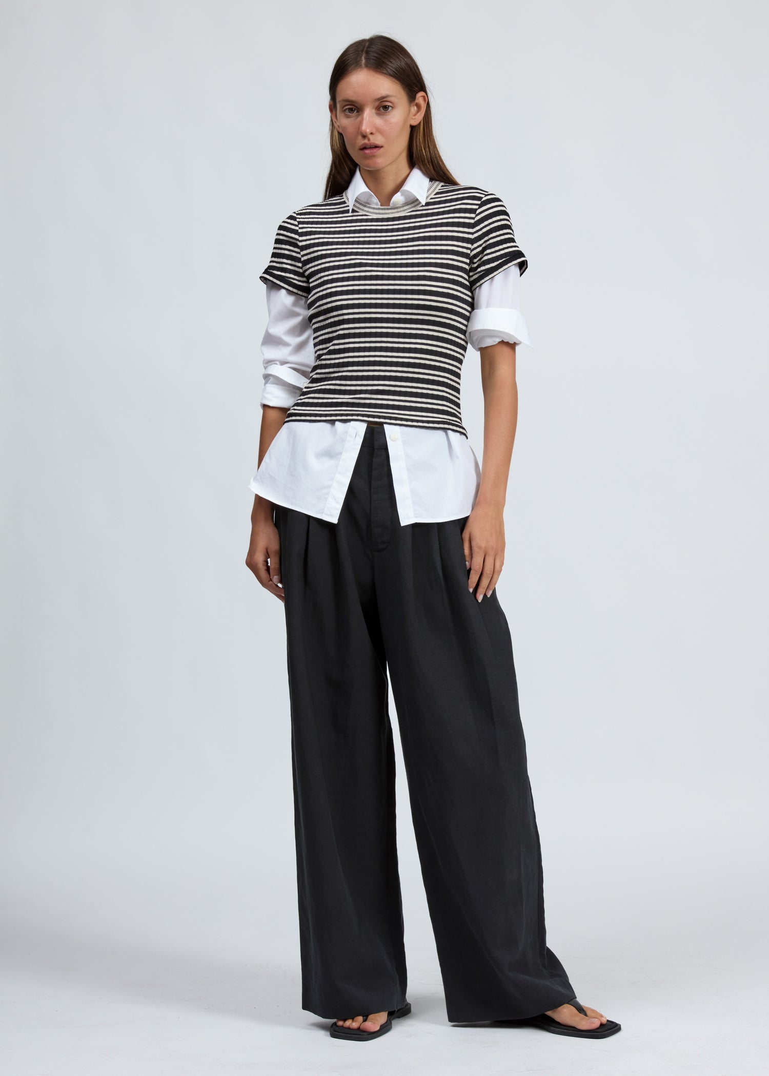 Luca Stripe Contrast Tee