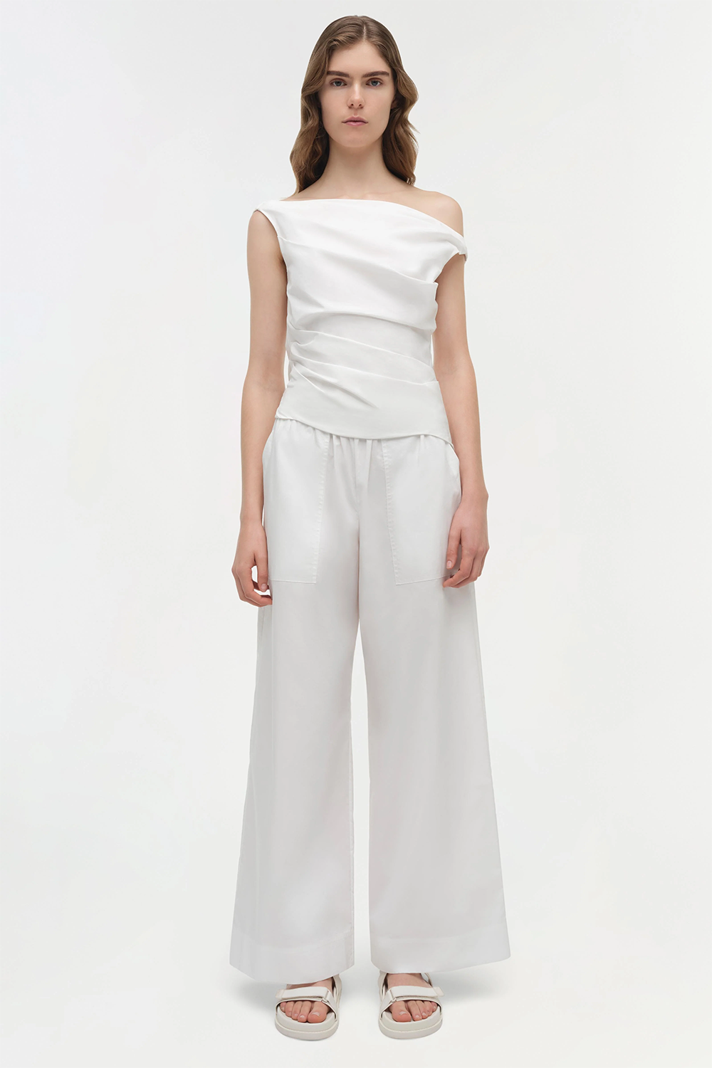 Maisel Cotton Draped Top