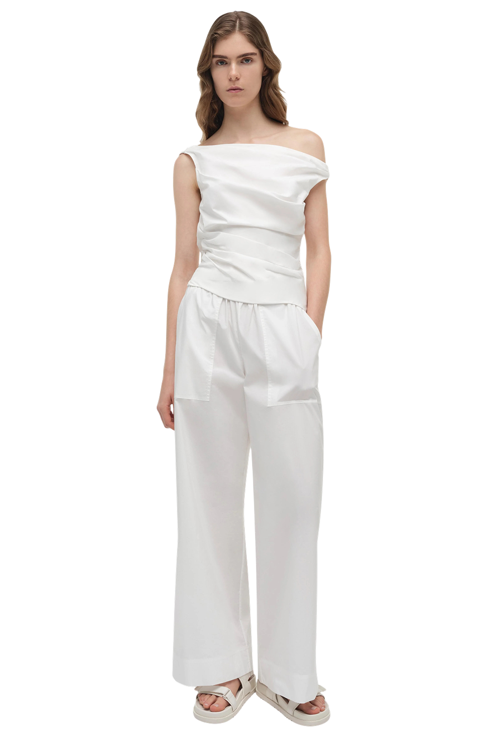 Maisel Cotton Draped Top
