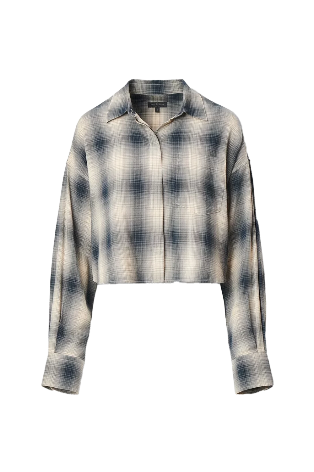 Marin Cropped Plaid Shirt